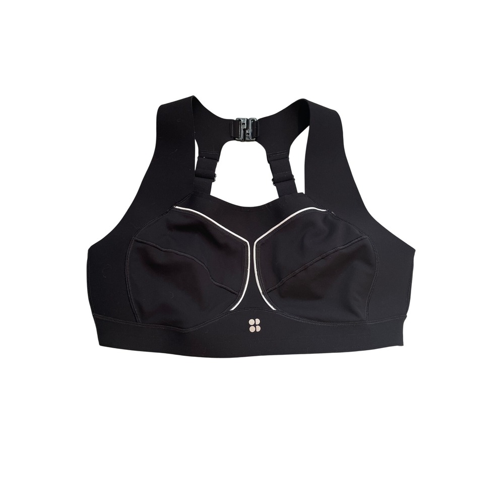 Sweaty Betty Zero Gravity Sports Bra Black High Impact Size 38B